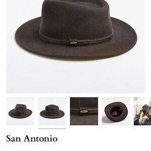 Scala Dark Brown Fedora Hat
